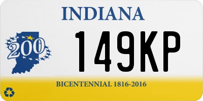 IN license plate 149KP