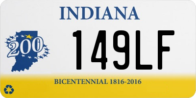 IN license plate 149LF