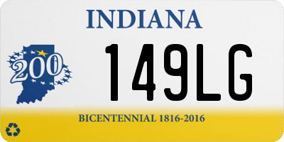IN license plate 149LG