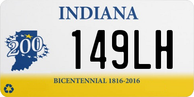 IN license plate 149LH
