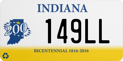 IN license plate 149LL