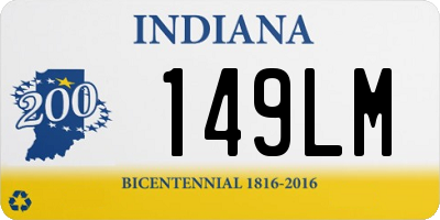 IN license plate 149LM