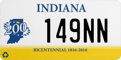 IN license plate 149NN