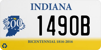 IN license plate 149OB