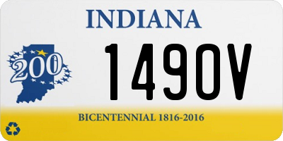 IN license plate 149OV