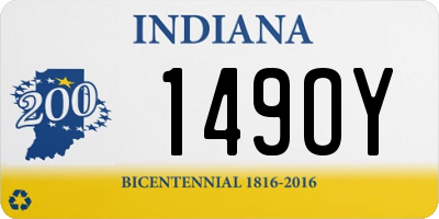 IN license plate 149OY