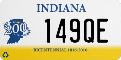 IN license plate 149QE