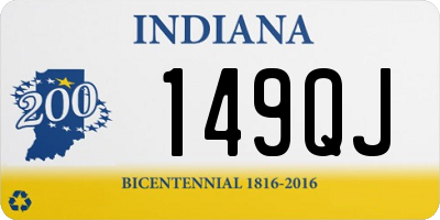 IN license plate 149QJ