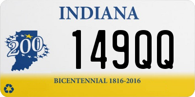 IN license plate 149QQ