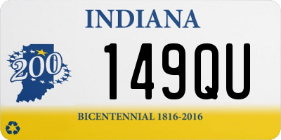 IN license plate 149QU