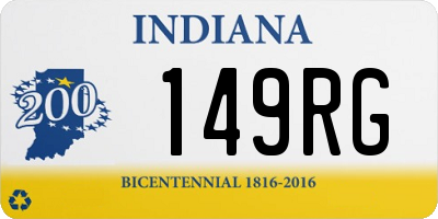 IN license plate 149RG