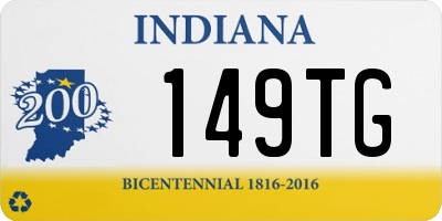 IN license plate 149TG