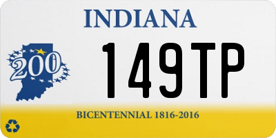 IN license plate 149TP