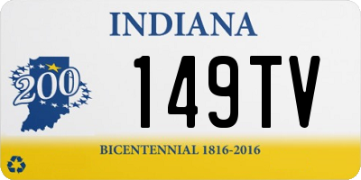 IN license plate 149TV