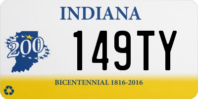 IN license plate 149TY