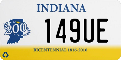 IN license plate 149UE