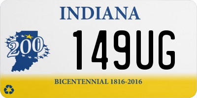 IN license plate 149UG