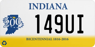 IN license plate 149UI