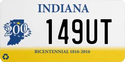 IN license plate 149UT