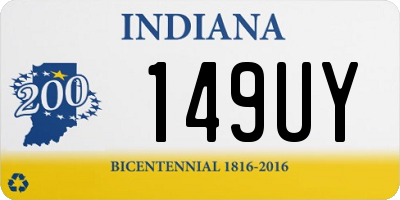 IN license plate 149UY