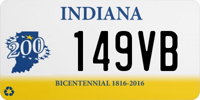 IN license plate 149VB