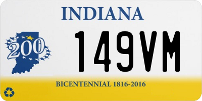 IN license plate 149VM