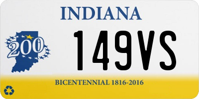IN license plate 149VS
