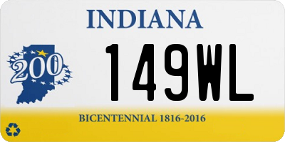 IN license plate 149WL