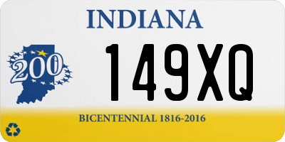 IN license plate 149XQ