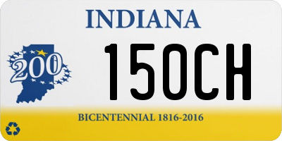 IN license plate 150CH