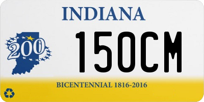 IN license plate 150CM