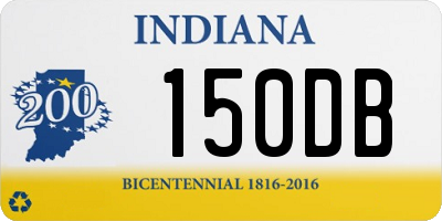 IN license plate 150DB