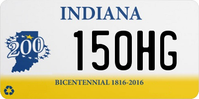 IN license plate 150HG