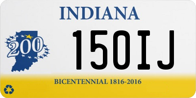 IN license plate 150IJ