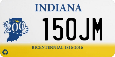 IN license plate 150JM