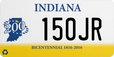 IN license plate 150JR