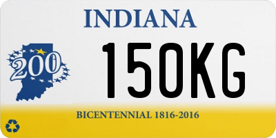 IN license plate 150KG