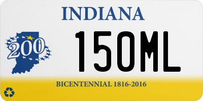 IN license plate 150ML