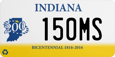 IN license plate 150MS