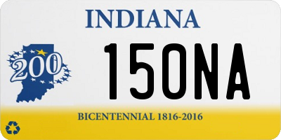 IN license plate 150NA