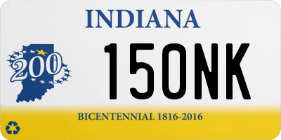 IN license plate 150NK