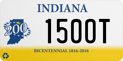 IN license plate 150OT