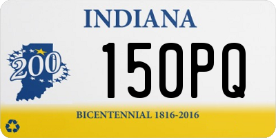 IN license plate 150PQ