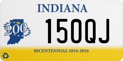 IN license plate 150QJ