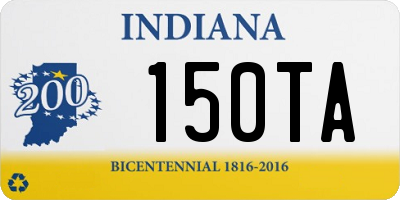 IN license plate 150TA