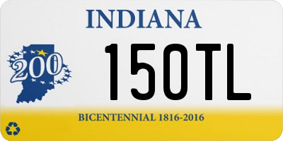 IN license plate 150TL