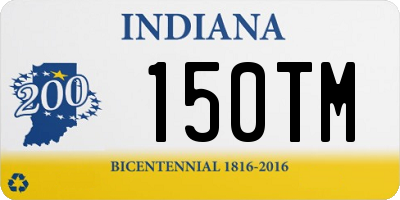 IN license plate 150TM