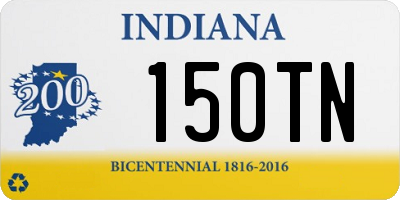 IN license plate 150TN