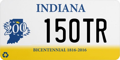 IN license plate 150TR