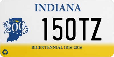 IN license plate 150TZ